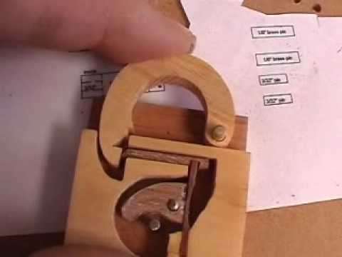 wooden lock plans