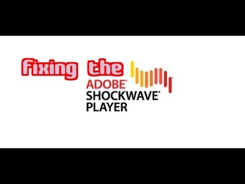 Fixing the Adobe Shockwave Player