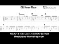 Old Home Place Bluegrass Guitar Lesson