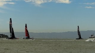 America's Cup: New Zealand messes with Oracle Racing, 17 Aug 2013