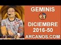 Video Horscopo Semanal GMINIS  del 4 al 10 Diciembre 2016 (Semana 2016-50) (Lectura del Tarot)