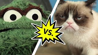 Oscar the Grouch vs. Grumpy Cat