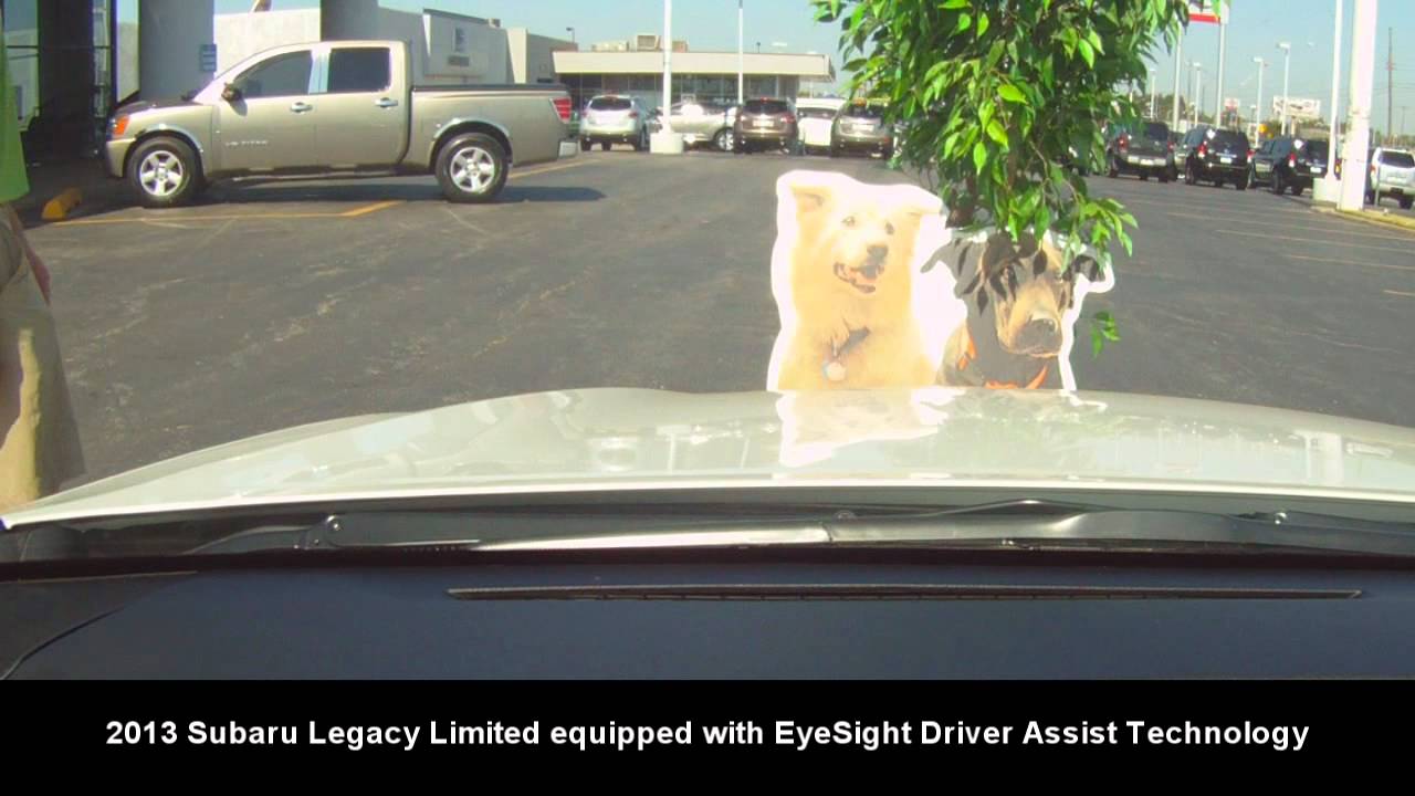 ... Subaru Legacy Limited EyeSight Driver Assist Technology Test - YouTube