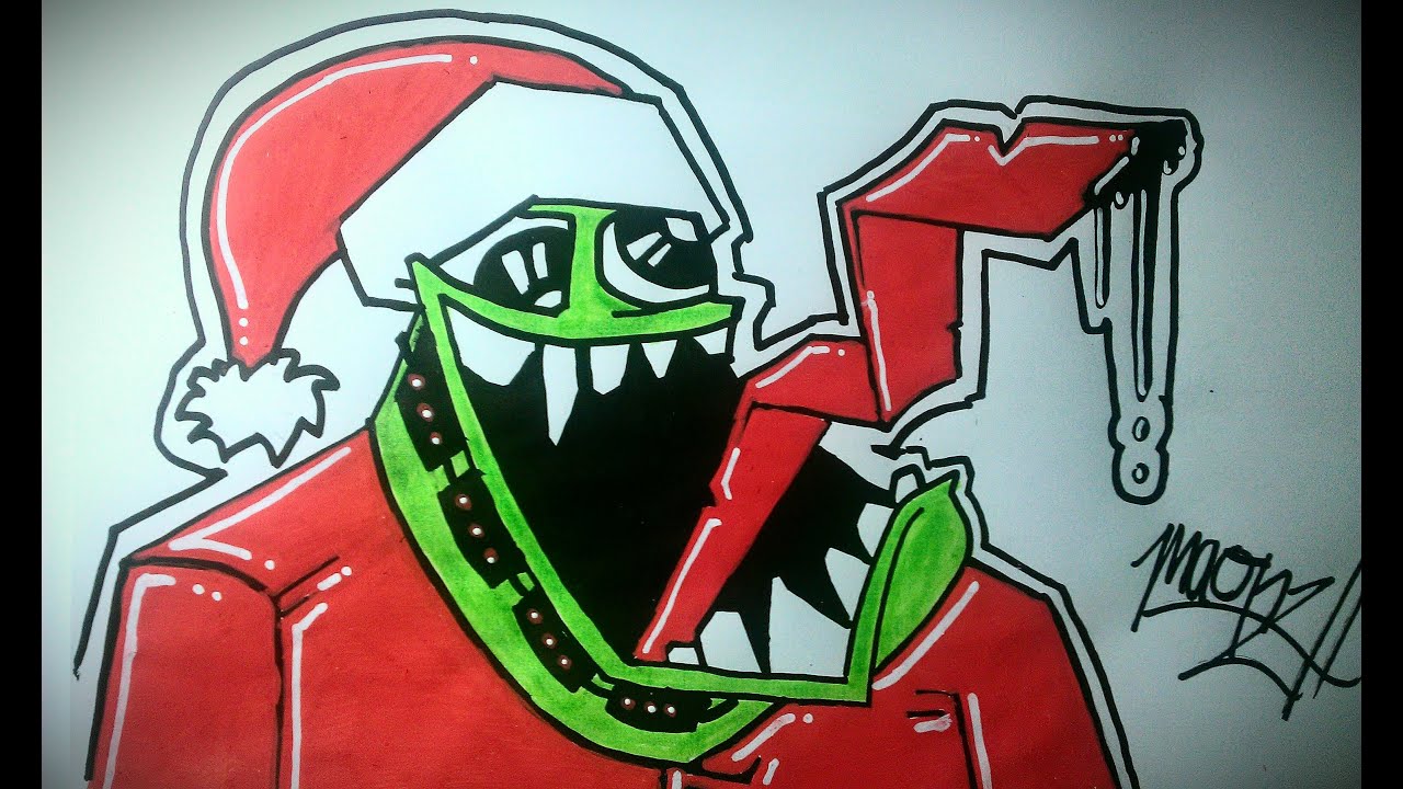 Graffiti drawings step by step picture