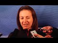 2012 Ford World Women's Curling Championship Draw 2 Media Scrum