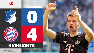 On Fire Till The Very End! | HOFFENHEIM — FC BAYERN | Highlights | Matchday 34 – Bundesliga 24/25