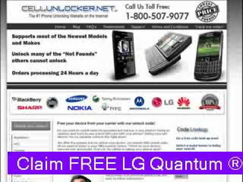 UNLOCK LG QUANTUM OPTIMUS 7Q - How to Unlock At&t & Bell Optimus 7q by ...