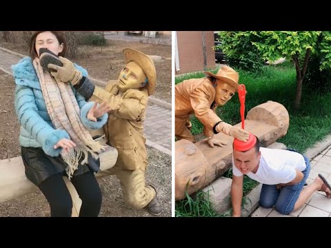Street Troll - Must Watch New Funny😂 😂 Part 22 - Can't stop laughing【Laugh torn mouth】