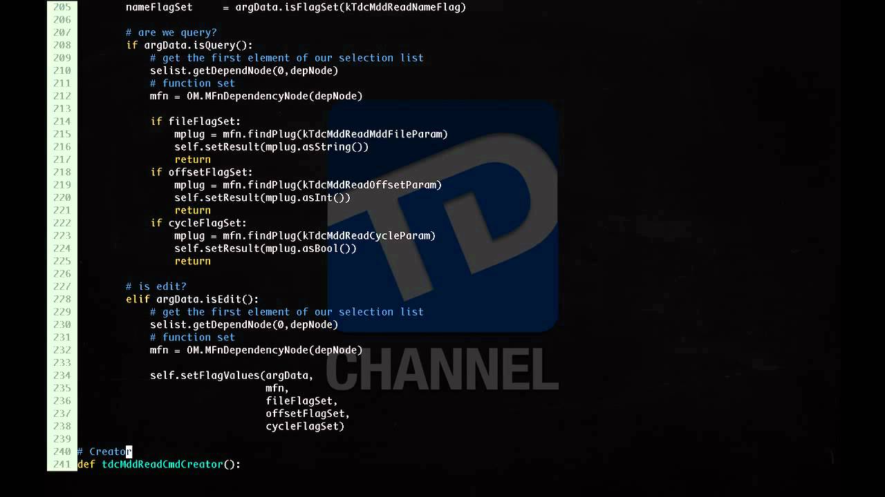 Maya MDD Reader Python Plugin - tdcMddRead Command (Part 2) - YouTube