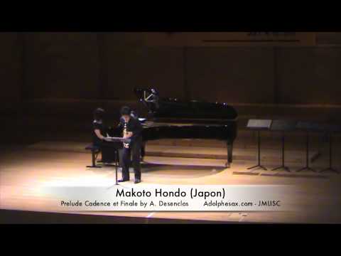 3rd JMLISC: Makoto Hondo (Japon) Prelude Cadence et Finale by A. Desenclos
