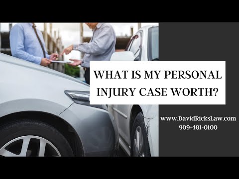 How much is my personal injury case worth? How much money will I receive for my injuries?