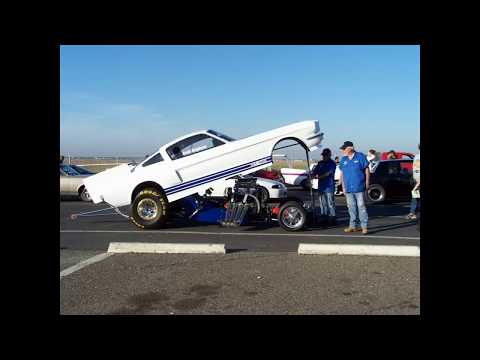 first time at the track for larrys funny car 0