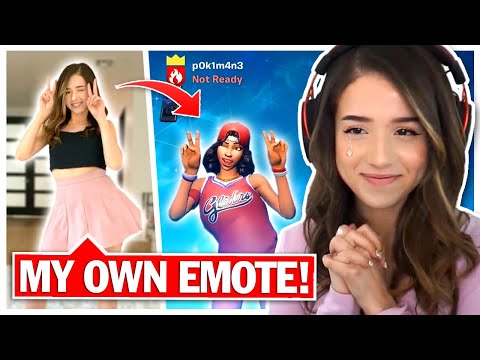 FORTNITE MADE ME AN EMOTE - New Pokimane Dance!