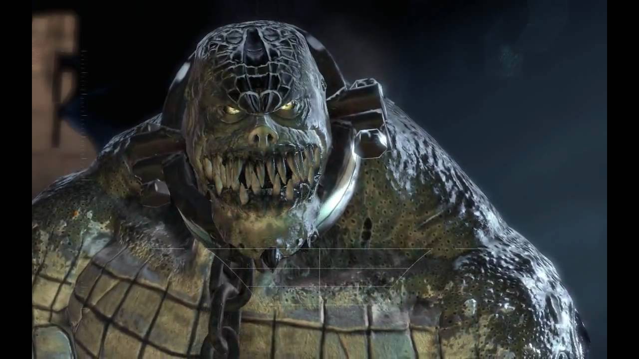 Batman Arkham Asylum Killer Croc Threat - YouTube