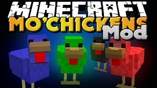 Minecraft Mod - Mo' Chickens Mod - New Chicken Types