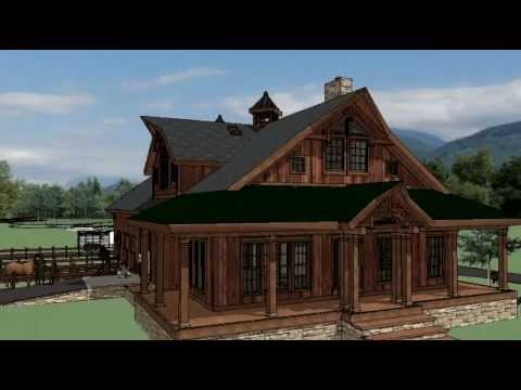 Horse Barn w/ Living Quarters in Washington State - YouTube