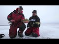 Mille Lacs Ice Fishing Video Perch & Walleyes Jan. 2012 - On Ice (#0018)