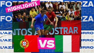 Highlights: Portogallo-Italia 5-1 - Futsal (23 ottobre 2022)