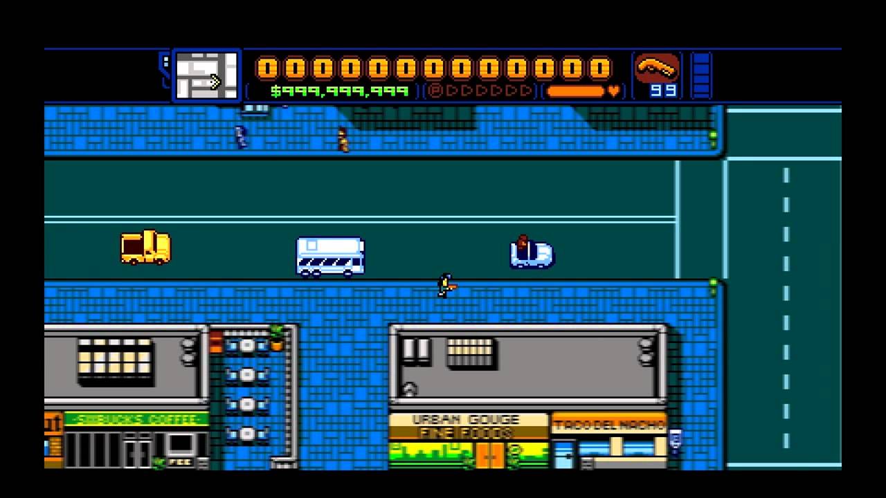 Retro City Rampage Cheats - Gawd Mode (On/Off) - YouTube