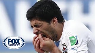 Luis Suarez bites again! How long should he be suspended?