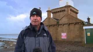 Blacksod point lighthouse, Storm January 2014