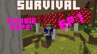 Minecraft Survival EP 1  Zombie Rape!