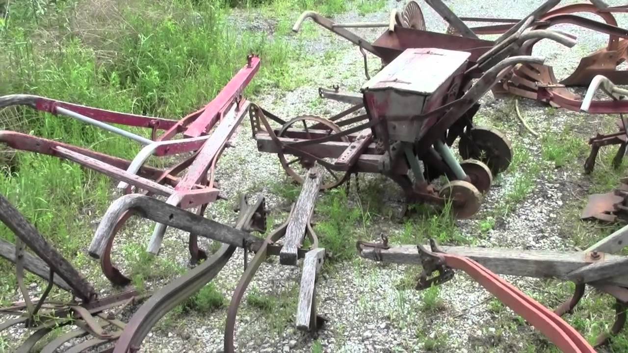 ANTIQUE FARM EQUIPMENT - Hand Plow Collection - YouTube