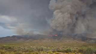 Yarnell Hill Fire from Congress, AZ