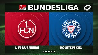 1. FC Nürnberg vs. Holstein Kiel | Matchday 9 — Bundesliga 2 2025/26