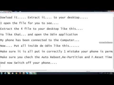 Video InstallingFlashingStock Rom On Galaxy Y GTS5360 using Odin