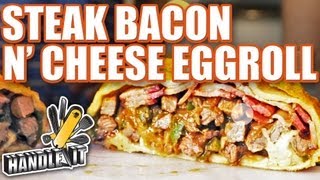 LEARN HOW TO COOK - Handle It - Steak Bacon 'N Cheese Eggroll (feat. Tony Hawk!)