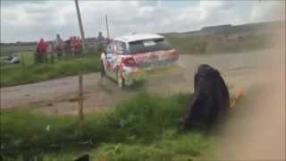 Jim Clark Rally 2014 Citroen DS3 Crash