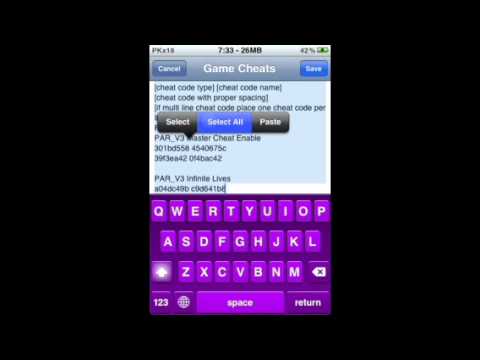 gpSPhone Update v8.0.1 - New way to add cheats to gpSPhone! - YouTube