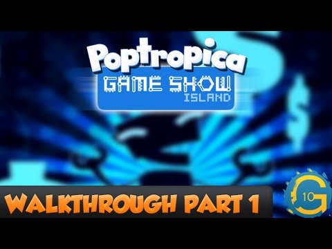 Poptropica - Game Show Island Walkthrough Part 1 - YouTube