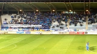 Afición del Real Oviedo en León: "En el pozo María Luisa"