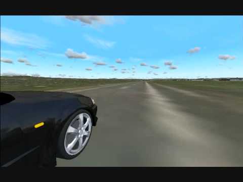 FS2004 nissan skyline driving around portland