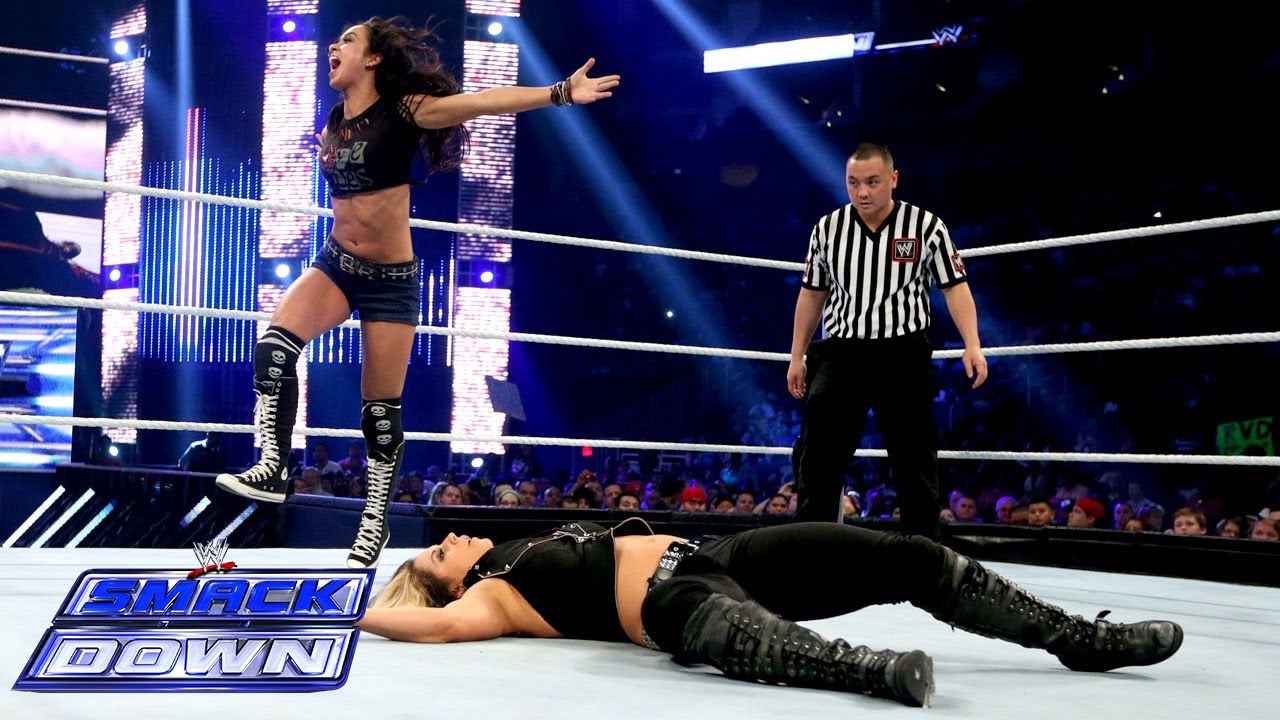 Kaitlyn vs. AJ Lee WWE Divas Championship Match SmackDown, Aug. 2