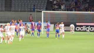 2013.07.06 FC東京vs広島 痛恨！パクヒョンジン決勝FK