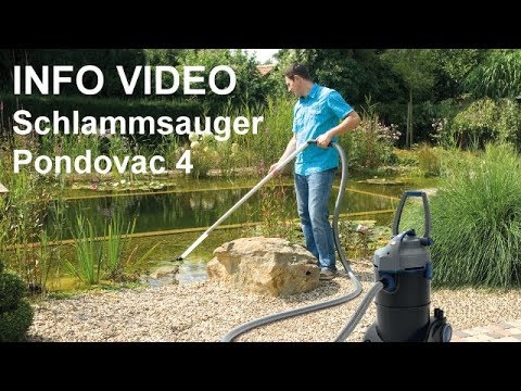 Oase Pondovac 4 Teichsauger + Schlammsauger Video Teichreiniger für