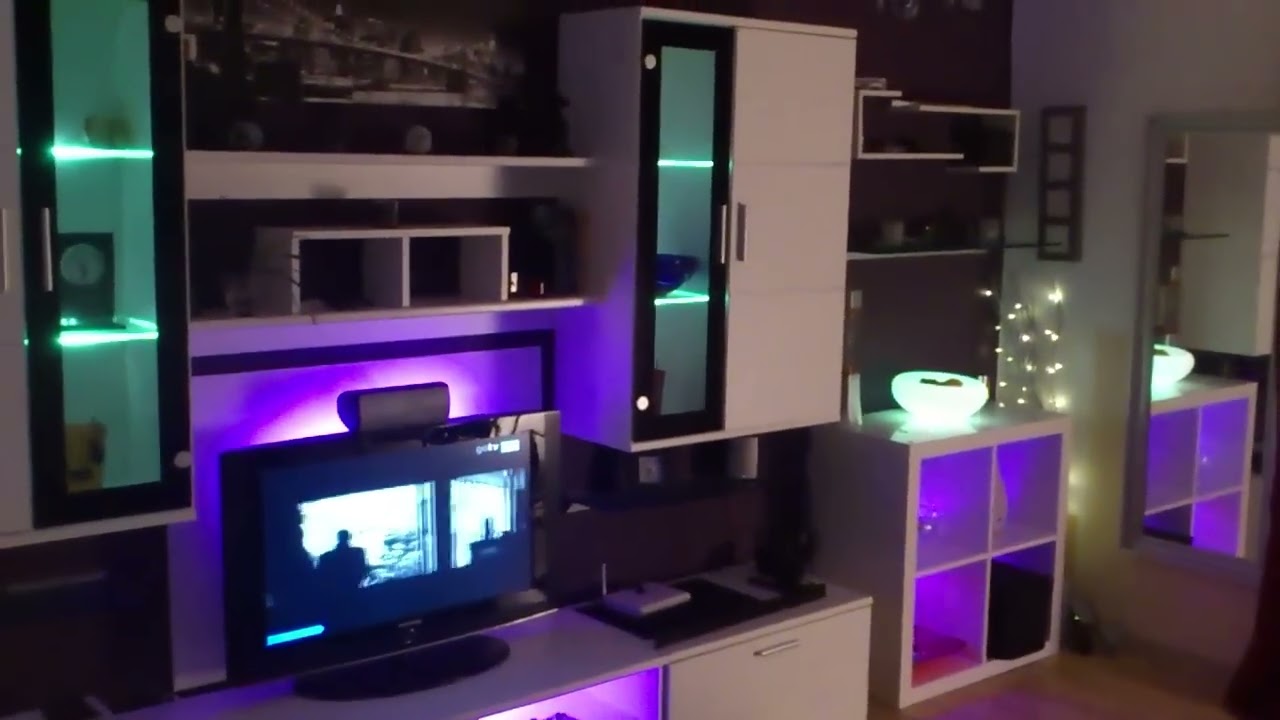 Ikea Expedit LED Dioder Living Gaming Room Wohnzimmer - YouTube