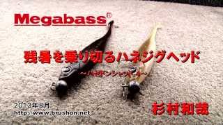 【MEGABASS】残暑を乗り切るハネジグヘッド～ハゼドンシャッド4in～　杉村和哉