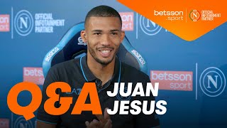 💙? SSC NAPOLI: Q&A CON JUAN JESUS | Presented by @BetssonSport