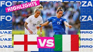 Highlights: Inghilterra-Italia 2-1 | Femminile | Arnold Clark Cup