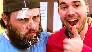 PIE IN FACE PRANK!!