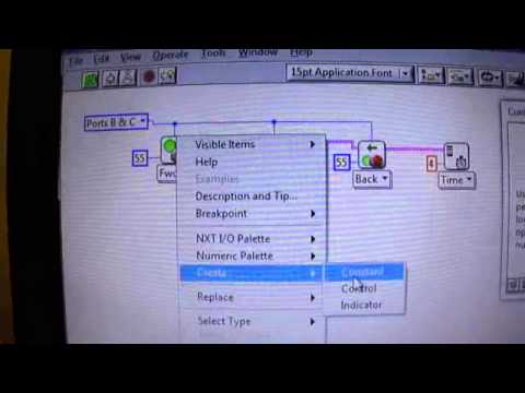 Lego Mindstorms NXT Green City Challenge: Dam, with Labview