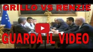 INCONTRO CON RENZI, GRILLO INCONTENIBILE