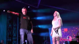 Eros Ramazzotti e Romina Falconi - Stadio Olimpico 21 Giugno 2013