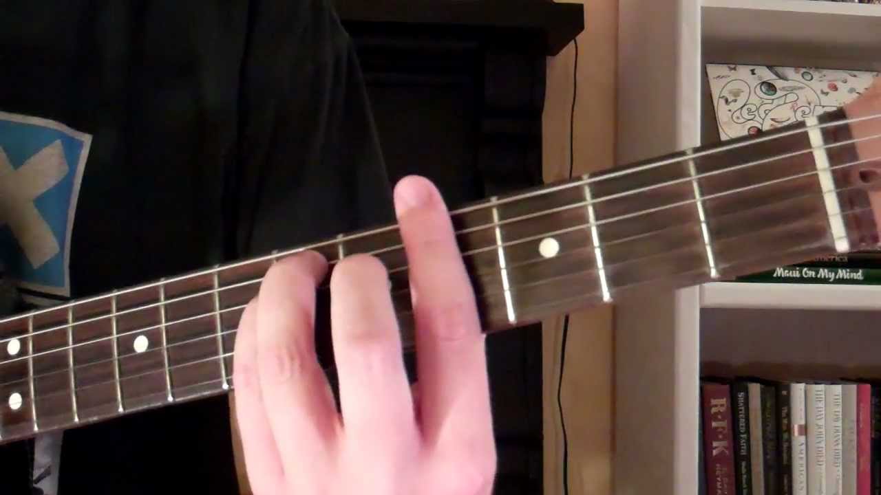 How To Play the Abm Chord On Guitar (A Flat Minor) - YouTube