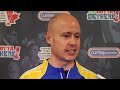 2012 Tim Hortons Brier Draw 3 Media Scrum