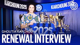 GHOUTIA KARCHOUNI | EXCLUSIVE INTER TV RENEWAL INTERVIEW | #Karchouni2025 #InterWomen ⚫🔵?